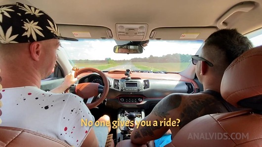 Kate Rich taken for a ride and assfucked by two horny dudes on a hot summer day OTS405 (Video duration: 00:20:58)